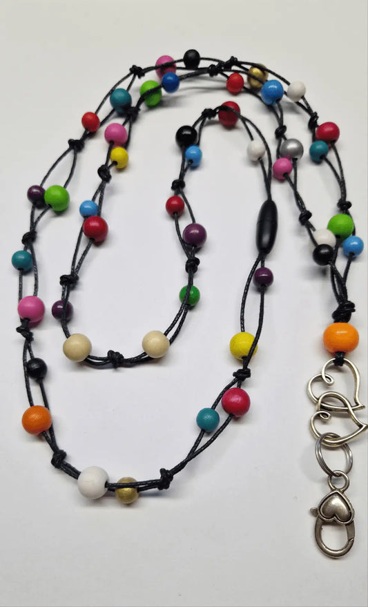 Värikäs turvalukollinen avainnauhakoru - Marinkorut