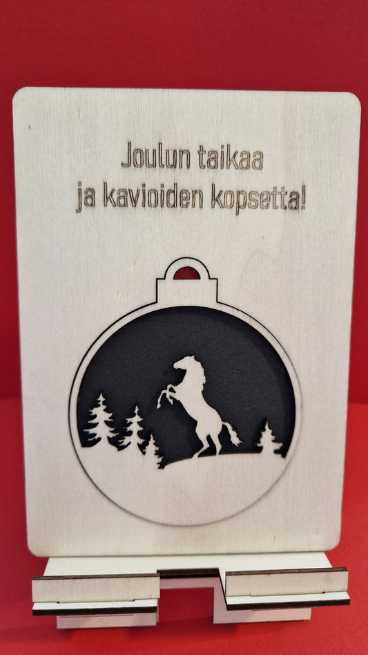 Joulukortti & koriste yhdessä! Marinkorut