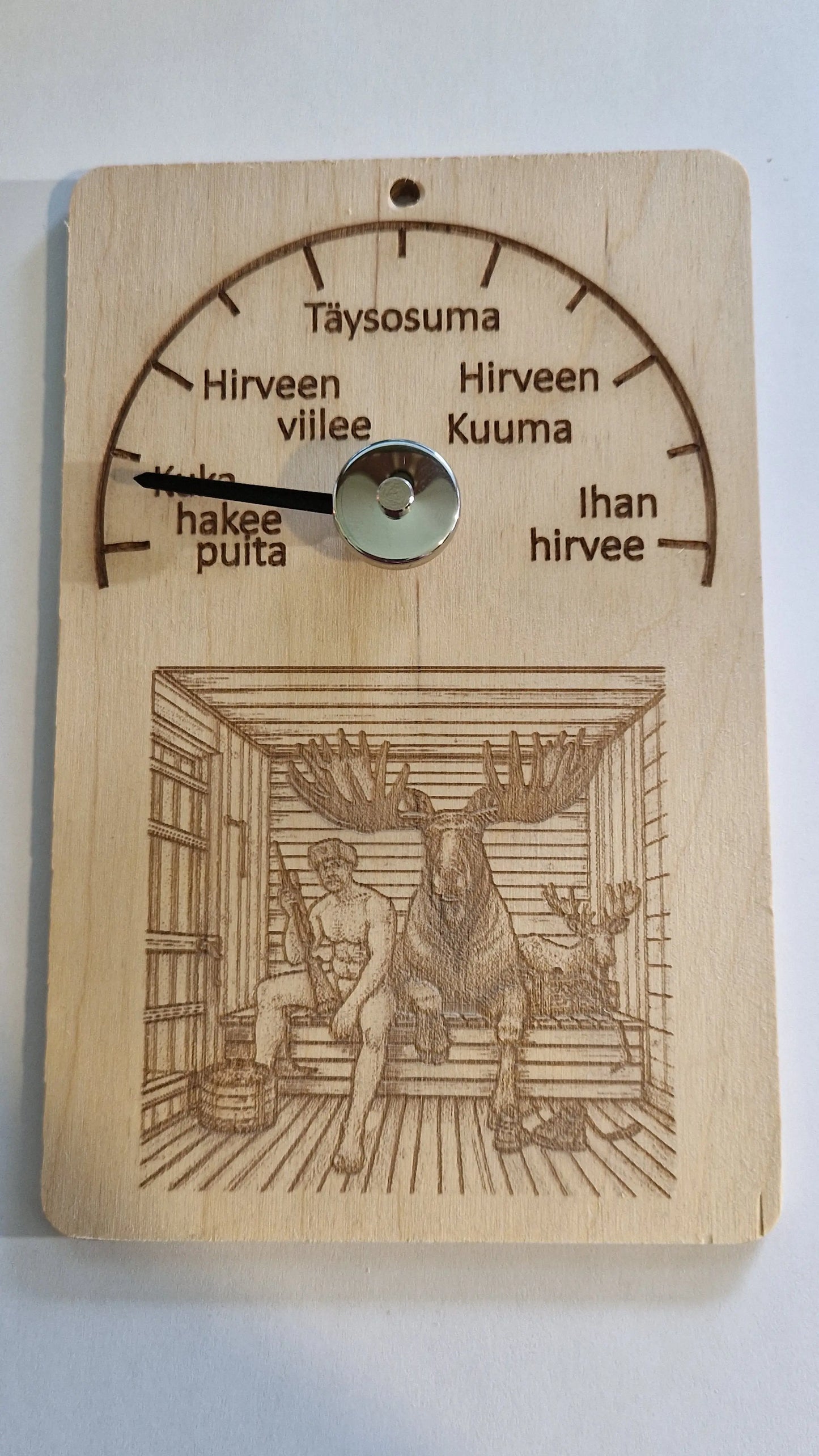 Hauska saunamittari "Ihan hirvee" Marinkorut