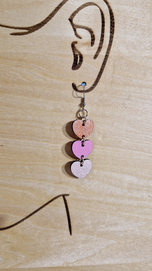 Kolmisydän-korvakorut – Rakkaudella tehty! ❤️ - Marinkorut