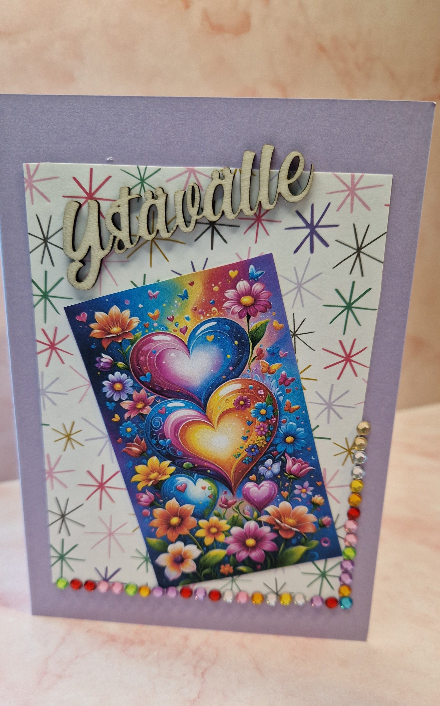 Sydänkortti ystävälle Marinkorut