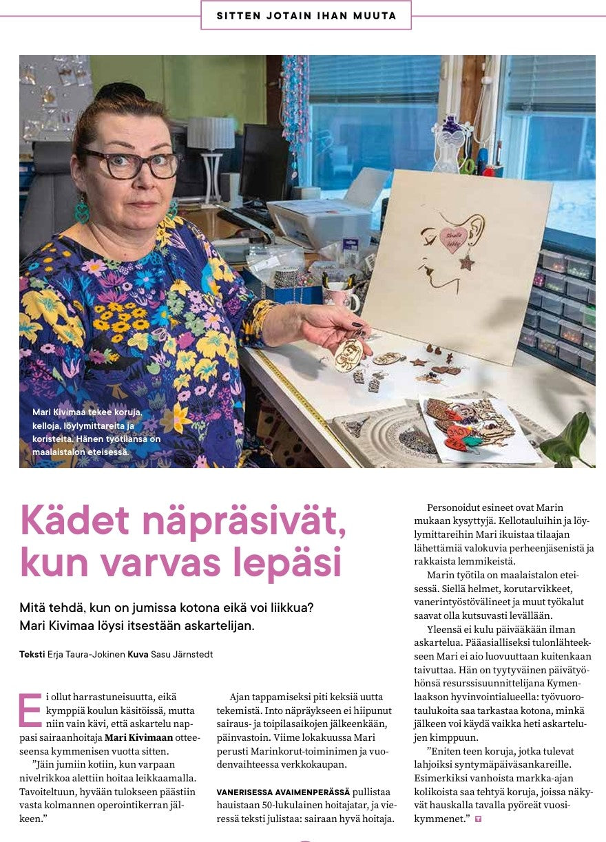 Juttu-Tehylehdessä Marinkorut