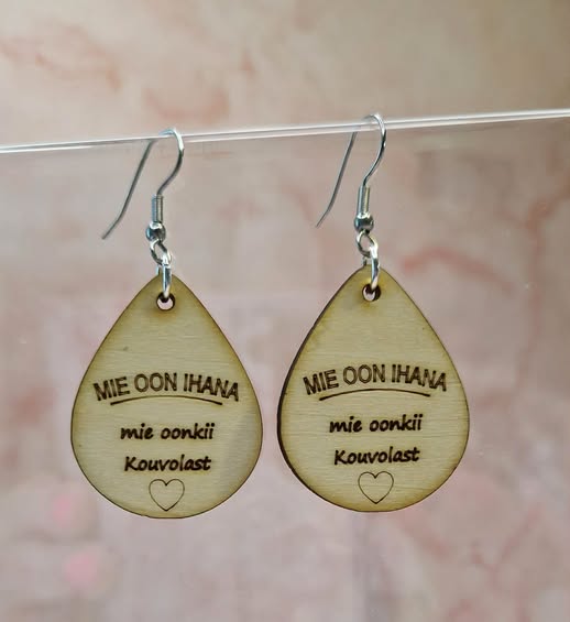 Mie oon ihana korvakorut Marinkorut