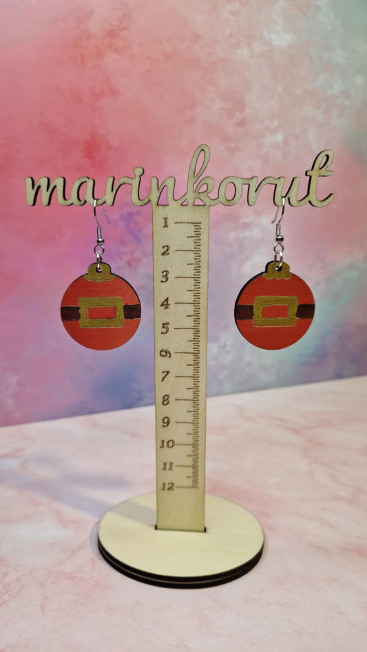 Joulupukin vyö -korvakorut Marinkorut