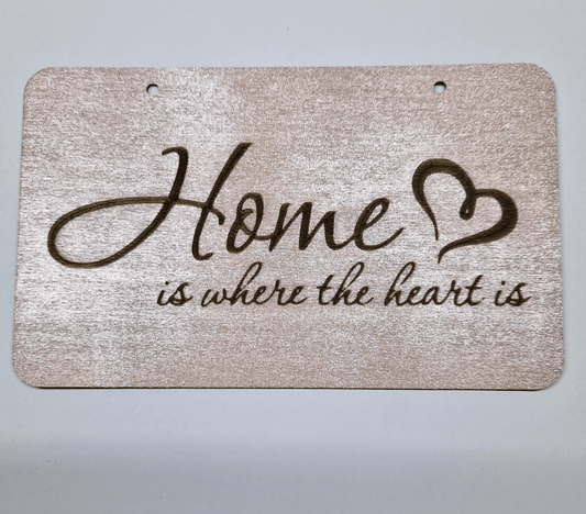 Kyltti Home is where the heart is - Marinkorut