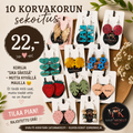 Yllätyskorupaketti – 10 paria 22 € Marinkorut