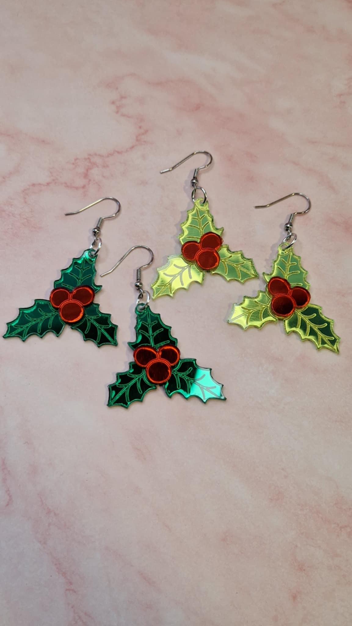 Orjanlaakeri peiliakryylikorvakorut – hohtavat, kevyet ja kotimaiset joulukorut Marinkorut