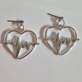 EKG-sydän korvakorut – Hoitajille ja terveydenhuollon ammattilaisille - Marinkorut
