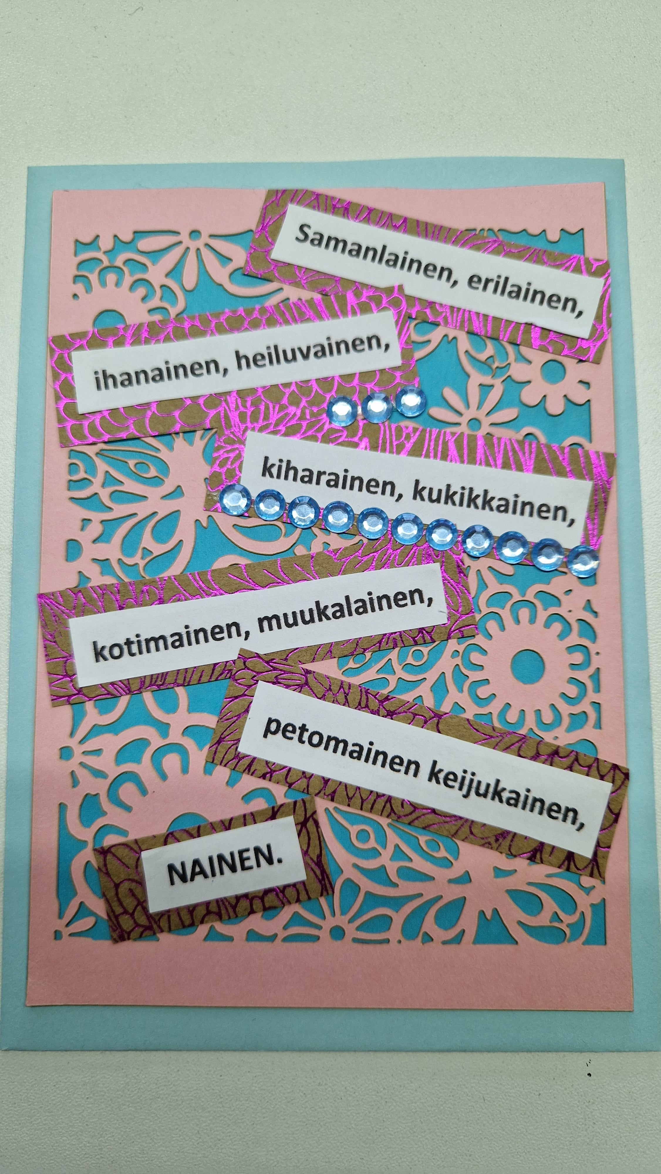 Kortti naiselle Marinkorut