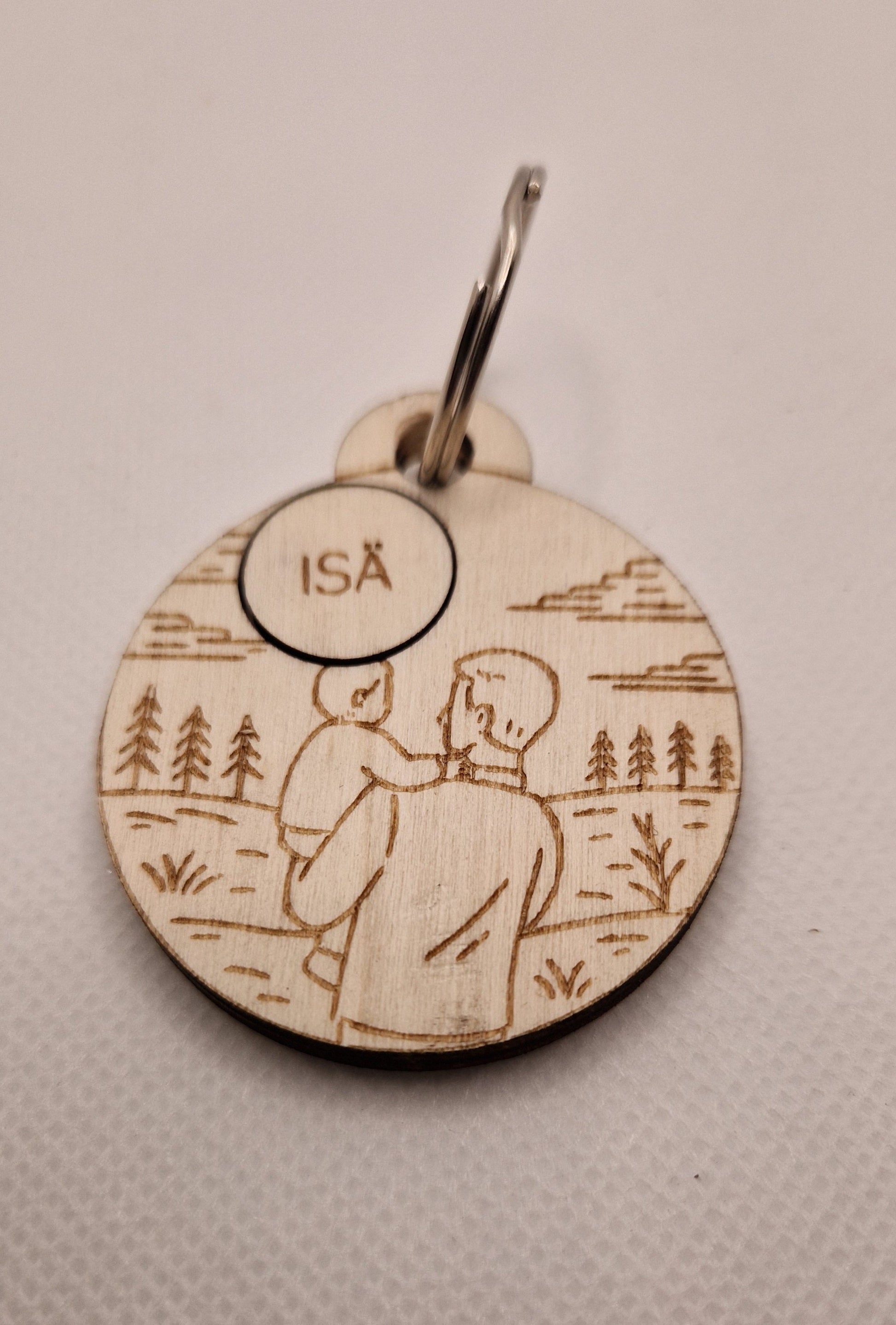 Yksilöity isän avaimenperä Marinkorut