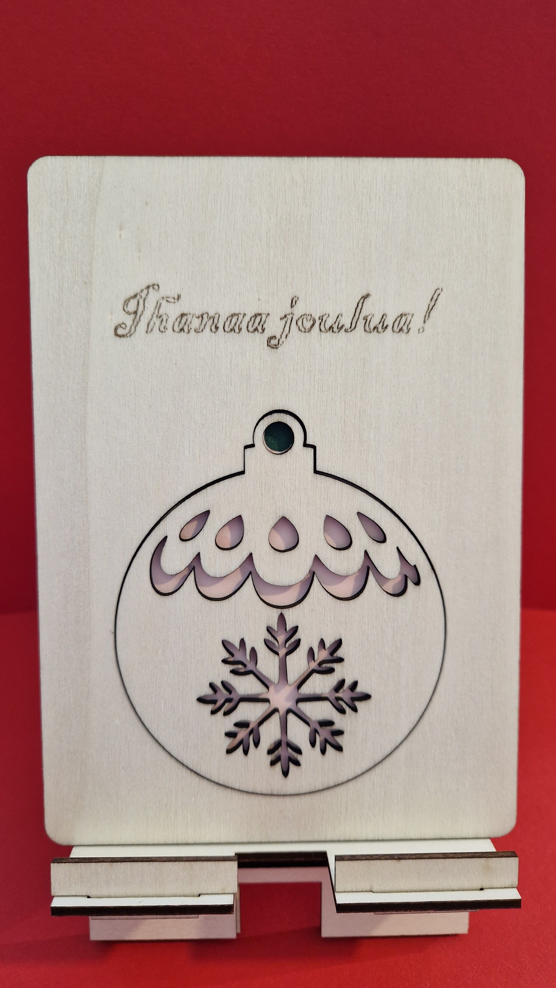 Joulukortti & koriste yhdessä! Marinkorut