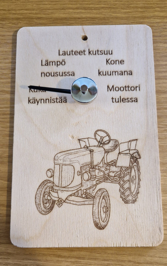 Saunamittari traktori Marinkorut